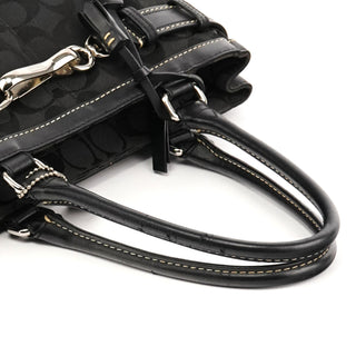 8K06 Black Signature Hamptons Tote Bag