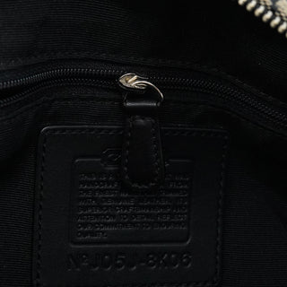 8K06 Grey Black Signature Hamptons Tote Bag