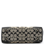 8K06 Grey Black Signature Hamptons Tote Bag