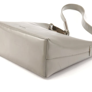 1998 Grey Vitello Metallo Shoulder Bag