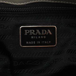 1998 Grey Vitello Metallo Shoulder Bag