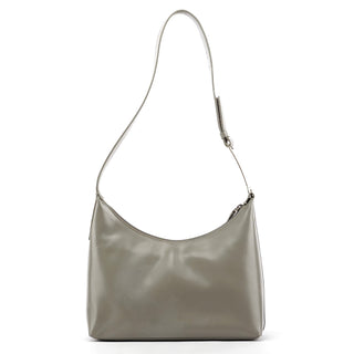1998 Grey Vitello Metallo Shoulder Bag