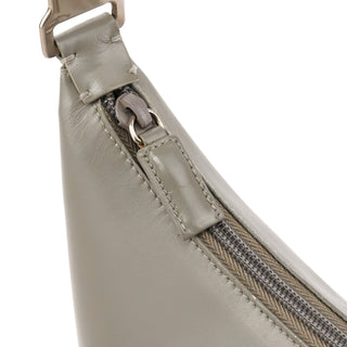 1998 Grey Vitello Metallo Shoulder Bag