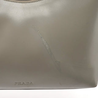 1998 Grey Vitello Metallo Shoulder Bag