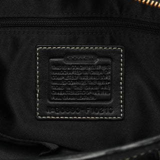 F10213 Black Pebbled Leather Hamptons Tote Bag