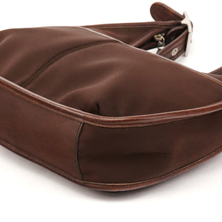 6203 Brown Nylon Ergo Shoulder Bag