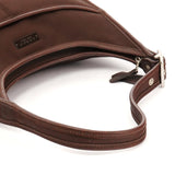 6203 Brown Nylon Ergo Shoulder Bag