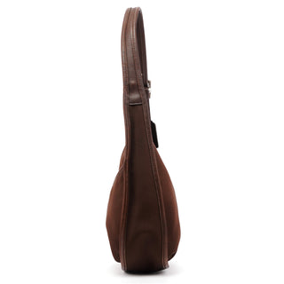 6203 Brown Nylon Ergo Shoulder Bag