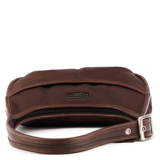 6203 Brown Nylon Ergo Shoulder Bag