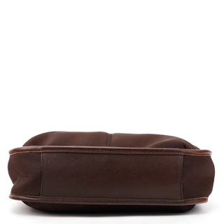 6203 Brown Nylon Ergo Shoulder Bag