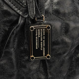Black Quilted Leather Classic Q 2-Way Bag