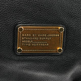 Sac deux portés Classic Q Fran en cuir noir