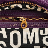 Purple Leather Classic Q Baby Groovee 2-Way Bag