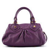 Purple Leather Classic Q Baby Groovee 2-Way Bag