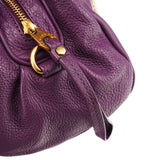Purple Leather Classic Q Baby Groovee 2-Way Bag