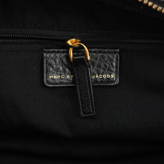 Black Leather Classic Q 2-Way Bowling Bag