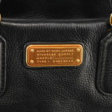 Black Leather Classic Q 2-Way Bowling Bag