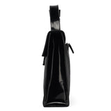 Black Tessuto Spazzolato Nylon Top Handle Bag