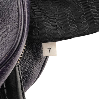 Spring 2000 Purple Leather Bowling Bag