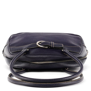 Spring 2000 Purple Leather Bowling Bag