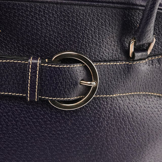 Spring 2000 Purple Leather Bowling Bag