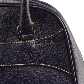 Spring 2000 Purple Leather Bowling Bag