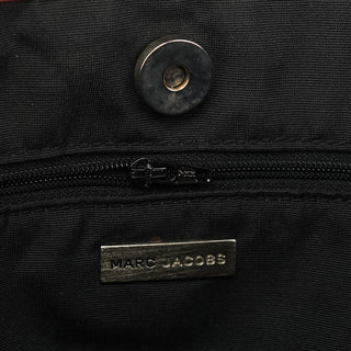 Brown Calfskin Leather Pocket Tote Bag