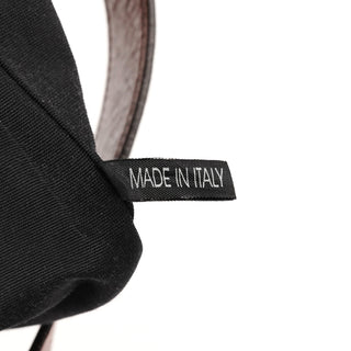 Brown Calfskin Leather Pocket Tote Bag