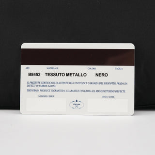 1998 Black Tessuto Metallo Shoulder Bag
