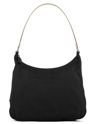 1998 Black Tessuto Metallo Shoulder Bag