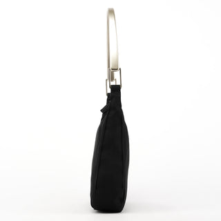 1998 Black Tessuto Metallo Shoulder Bag