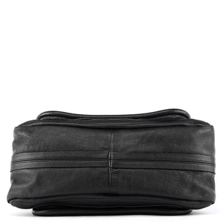 Black Leather Paraty 2-Way Bag