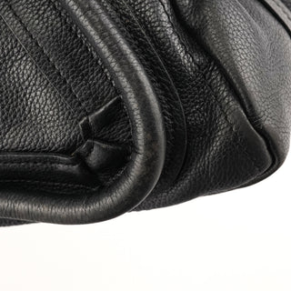 Black Leather Paraty 2-Way Bag