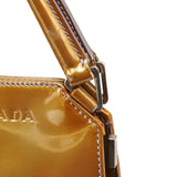 B11078 Yellow Vernice Chic Patent Clutch Handbag