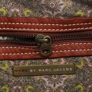 Brown Leather Multi-Pocket Shoulder Bag