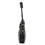 8139 Anthracite Signature Wool Girlie Shoulder Bag