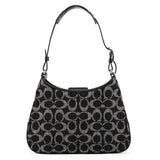 8139 Anthracite Signature Wool Girlie Shoulder Bag