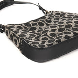 8139 Anthracite Signature Wool Girlie Shoulder Bag