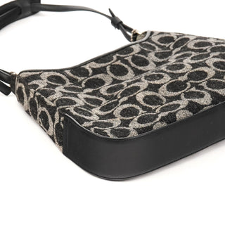 8139 Anthracite Signature Wool Girlie Shoulder Bag