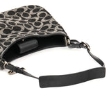 8139 Anthracite Signature Wool Girlie Shoulder Bag