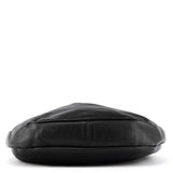 Black Leather Classic Q Hobo 2-Way Shoulder Bag