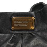 Black Leather Classic Q Hobo 2-Way Shoulder Bag