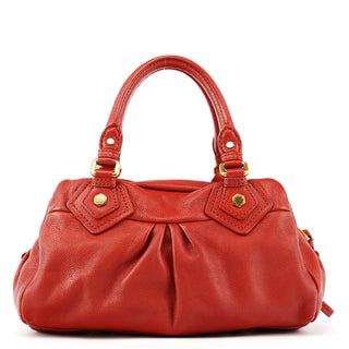 Red Leather Classic Q Baby Groovee 2-Way Bag