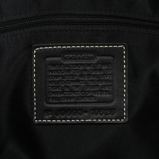 10528 Black Pebbled Leather Hamptons Tote Bag
