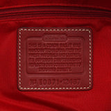 12467 Beige Red Signature Hamptons Tote Bag
