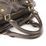 Grey Leather Classic Q Baby Groovee 2-Way Bag