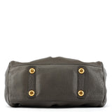 Grey Leather Classic Q Baby Groovee 2-Way Bag