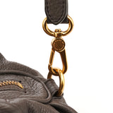 Grey Leather Classic Q Baby Groovee 2-Way Bag