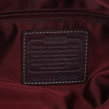 12466 Beige Burgundy Python Hamptons Tote Bag