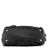 Black Leather Classic Q 2-Way Bowling Bag